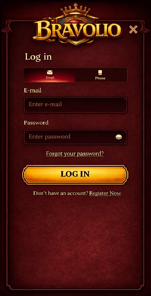 bravolio casino login