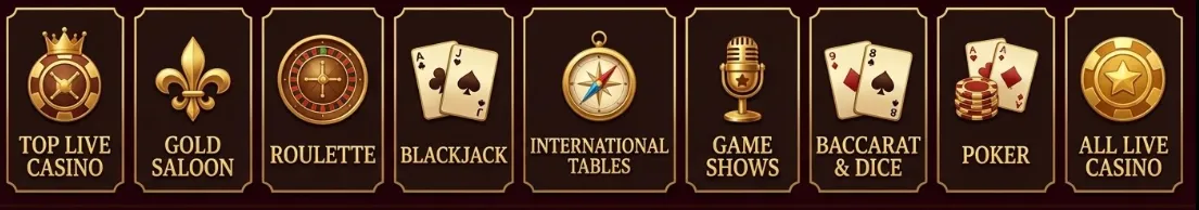 bravolio casino navigation 2